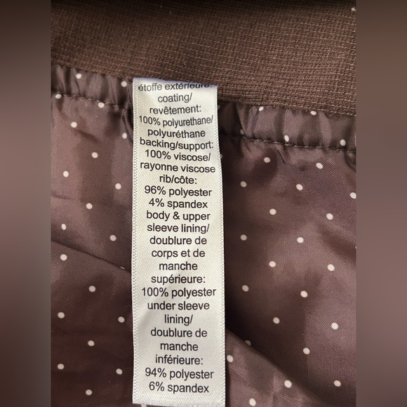 Maurices Faux Leather Brown Jacket Sz. 2 (Plus Sz.) - Picture 5 of 8